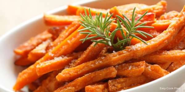 Sweet Potato Fries in a plate