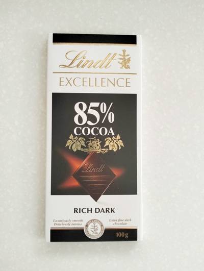 lindt 85% dark chocolate